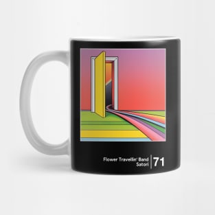 Flower Travellin' Band - Minimal Style Graphic Artwork Mug